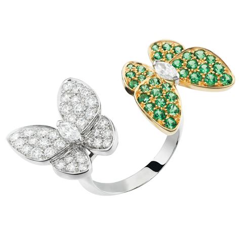 van cleef and arpels butterfly ring replica|van cleef arpels butterfly necklace.